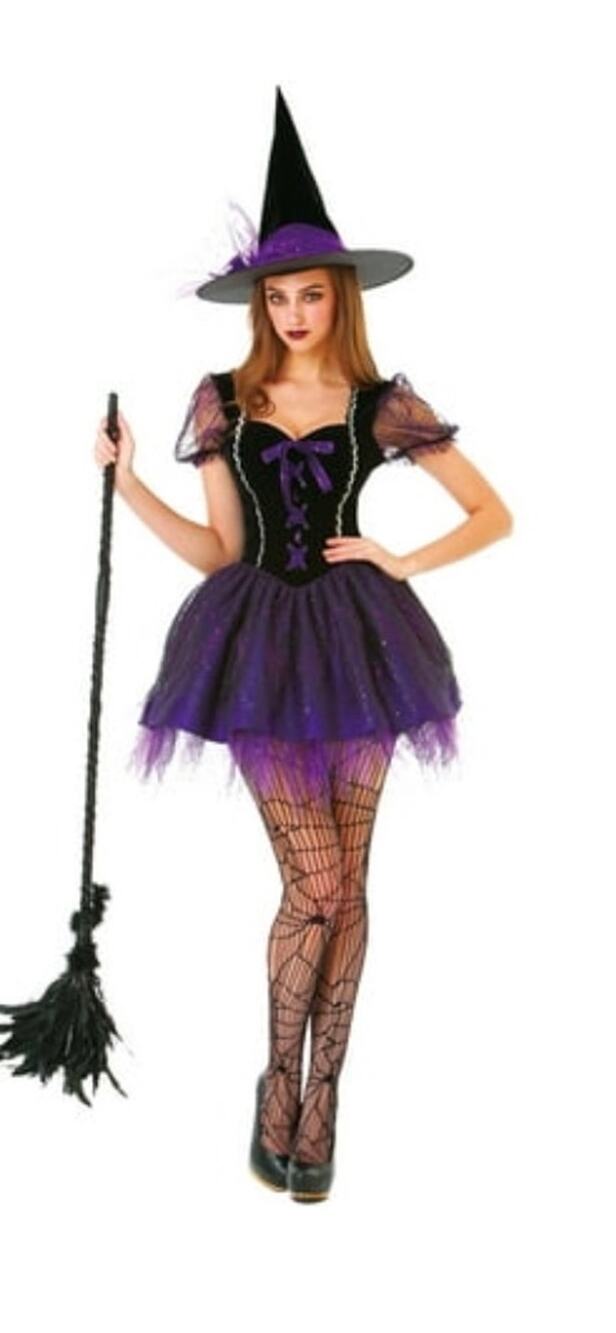 Boo! Inc. Wicked Witch Womens Halloween Costume Sexy Spellcaster Classic Dress M